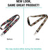 Lucky Line Lanyard with Swivel Snap, Sugar Skull Design (C210), 17 ¼” Long, ¾” Wide