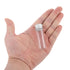 15ml Glass Vials with Screw Caps and Plastic Stoppers, Small Clear Liquid Sample Vial, Leak-Proof, 50PCS