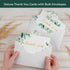 TORJO 100 Set Thank You Cards with Envelopes Includes Pen and Stickers Thank You Notes for Business, Clients, Weddings