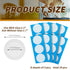 Synthetic Filter Paper Stickers 58 mm PTFE Filter Disc 0.3 µm Filter Paper for Mushroom Cultivation Wide Mouth Jar Lids