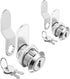 Cabinet Cam Locks Keyed Alike, 5/8'' Fits 3/8'' Max Door Thickness, Secure RV Storage Replacement Set, Zinc Alloy