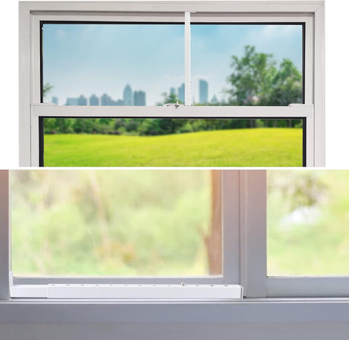 16.3-29.3 Inch(2 ZhouDaShu Adjustable Window Security Bars (Steel), Window Locks Bars Inside for Prevent Burglary
