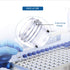 ALWSCI 2 ml 9 mm Amber HPLC Vial, Borosilicate Sample Vial with Graduation, 100 Pack with Blue Screw Cap