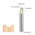 ,1/4" 1/4 2D 3D HUHAO Point Cutting Roundover Router Bit Shank,Cutting Dia. ,Round-Over Plunge Cutter for Wood