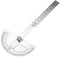 Nortools 0-180 Round Head Protractor, Stainless Steel Angle Finder Ruler