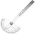 Nortools 0-180 Round Head Protractor, Stainless Steel Angle Finder Ruler