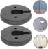 2pcs Weighted Metal Lamp Base - Stylish Support for Floor Lamps