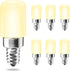2W E12 LED Night Light Bulb, Mini Type B C7, 25W Equivalent, Warm White 3000K, 120V E12 Edison Screw, Non-Dimmable,