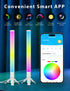 360 16 3 DAYBETTER Smart LED Light Bars, TV Backlight with Music Sync and Scene Modes, RGB Light Bars with Million