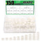 Keadic 150 Pieces Nylon Round Spacer Standoffs Assortment Kit for M6 Screws, OD 11mm and ID 6.2mm