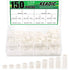Keadic 150 Pieces Nylon Round Spacer Standoffs Assortment Kit for M6 Screws, OD 11mm and ID 6.2mm