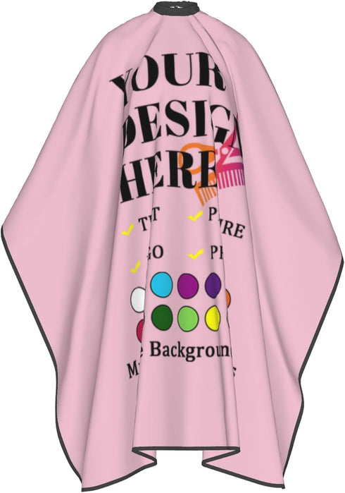 Unisex Custom Barber Cape Personalized Salon Haircut Capes Photo Haircut Kit Hairdressing Apron for Home and Barbershop