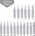 Mesee 17Pcs Soldering Iron Tips Kit, 900M Lead-Free Replacement Accessories for Various Solder Stations