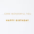 Elegant Bookshelf Birthday Card by Hallmark Signature