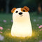 Squishy Puppy Night Light with RGB Mode 3 Brightness Adjustable Nursery Breastfeeding