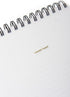 RUSSELL+HAZEL Spiral Memo Notebook, Office Supplies, 7.5” x 9”, 196 Lined Pages, White