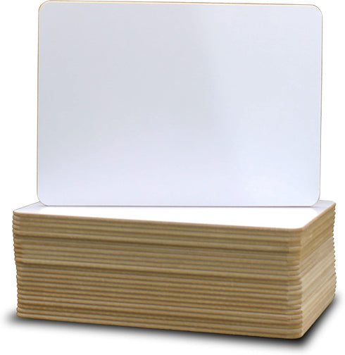 Flipside Products 5" x 7" Two-Sided Dry Erase White Boards, Classroom Pack, 24 Pack