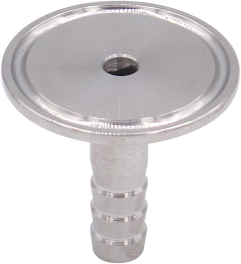 DERNORD 2 Pack 1.5" Tri Clamp to 3/8" Hose Barbed Adapter - SUS304 Sanitary Hose Barb Pipe Fitting