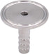 DERNORD 2 Pack 1.5" Tri Clamp to 3/8" Hose Barbed Adapter - SUS304 Sanitary Hose Barb Pipe Fitting