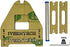 Iverntech 1 Spool Acrylic 3D Printer Filament Holder Mount Rack for PLA, ABS, Nylon, Flexible Materials