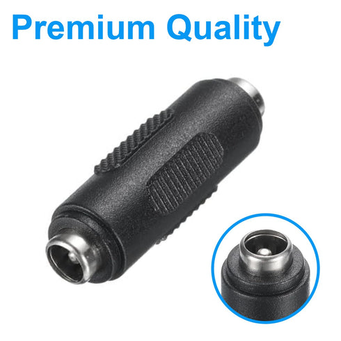 12V 5.5mm 2.1mm 12/24V 2PCS) California JOS x DC Power Connector Adapter Female to Female Power Jack Socket for Led