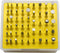 50-Piece 1/8-Inch Shank Diamond Coated Rotary Burrs Set for Dremel Tools, Diamond Burr Set for Jewelry, Glass, Stone,