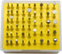 50-Piece 1/8-Inch Shank Diamond Coated Rotary Burrs Set for Dremel Tools, Diamond Burr Set for Jewelry, Glass, Stone,