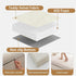 BLLMTEAR Bottom(5,40x75cm) Window Seat Cushions Indoor, Bay Window Cushion, Waterproof Anti-cat Scratch Bench Cushions