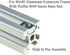 Odinest 40 M8 40x40 4040 8mm 3D 12pcs T Nuts Tee Sliding Slot Nuts Series Threaded Slide in Pre-Assembly for Aluminum