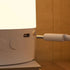 3 2000mAh Dimmable (2, 3.14 4.29) Night Light with Clock, Color Rechargeable LED Touch Lamp, Eye-Caring Cordless