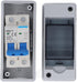 DC Disconnect Switch, 1000V 40A Miniature Circuit Breaker with IP65 Cover for Home RV Solar Panel System