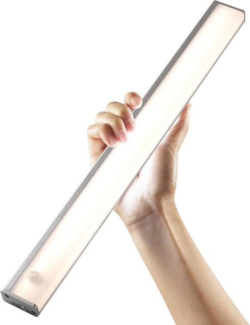 Closet Counter Lights Motion Sensored Wireless Under Cabinet Lights Rechargeable Battery Operated LED Light Strip Bar