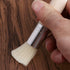 Glue Brush Set - 3 Pack Professional Natural Wooden Round Glue Wax Brush for Paint, Furniture, Little Projects
