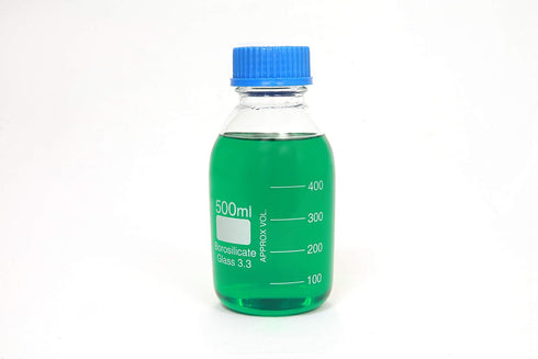 500ml Leak Proof Media Bottle, Super Thick Graduated with GL45 Screw Cap