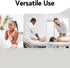 18''x125 Exam Table Paper - Disposable Standard White Crepe - Paper Rolls for Spas, Doctors, Chiropractors and Massage