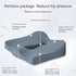 WLLYXUS Tailbone (Gray,1pc) Memory Foam Seat Chair Cushion for Relieves Back Sciatica Pain Cushion Low Back Pain