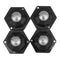 Kichvoe 4pcs Self-Adhesive Swivel Ball Bearing Casters, 4.5cm Mini Rolling Cart Wheels,