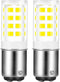 BA15D LED Double Contact Bayonet Base Bulb, 120 Volts, 4W, Daylight 6000K, Dimmable, Pack of 2