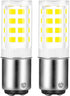 BA15D LED Double Contact Bayonet Base Bulb, 120 Volts, 4W, Daylight 6000K, Dimmable, Pack of 2
