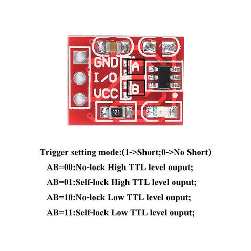 20-Pack TTP223 Capacitive Touch Switch Modules for Arduino