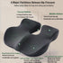 Aeveot Memory Foam Seat Cushion Coccyx Cushion Ergonomic Chair Cushions for Car Seat Wheelchair, Sciatica Cushion Can