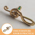 PRETYZOOM Vintage Brass Cabinet Pull Handle for Wardrobe and Drawer, Small Furniture Knob with Note Design, Suitable