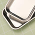 12 PCS Small Surgical Tray, 8.86 x 4.7 Inch Stainless Steel Medical Tray for Tattoo, Resin, Lab Supplies