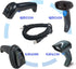USB Cable Coiled 3 Meter, Type A USB to RJ45 Barcode Scanner Cable for Datalogic GD Series, 3M Coiled
