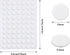 JANYUN 560 Pieces Double Sided Sticky Dots, Removable Round Putty Small Stickers for School and Festival Decoration