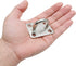 4 Pcs 2 x 1.6 Inch 304 Stainless Steel Ceiling Hooks Pad Eyes Plate Marine Hardware Hooks with Screws