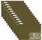 Pendaflex Hanging File Folders - 100 Pack of Green File Folders, 1/5 Cut Tabs, Adjustable Tabs, Bulk File Folders for