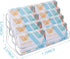 Plastic Business Card Holder for Desk, Clear Acrylic Organizer, 8 Pockets 4 Layers Display Stand for Office