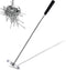 Rechabite Telescoping Magnetic Sweeper Pickup Tool, 35LB Pull Capacity, Retractable 8.6" to 33"