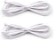 T5 T8 Extension Cords, 10 ft 3 Meter Connector Cord, 3-Prong Power Cable for LED Tube Light, Pack of 2